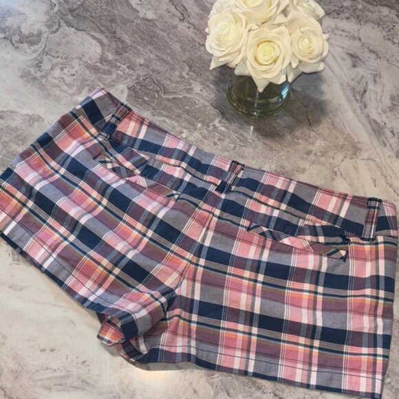 Abercrombie & Fitch Pink and Blue Bermuda Shorts - Picture 9 of 9